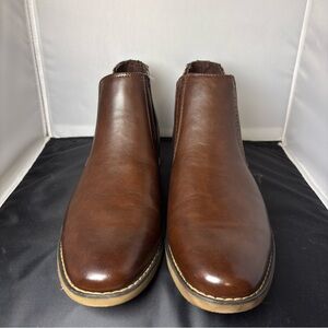 Deer Stags “Mikey” Dark Brown Chelsea Boots | Men’s 10.5 M | Slip-On Dress Boots